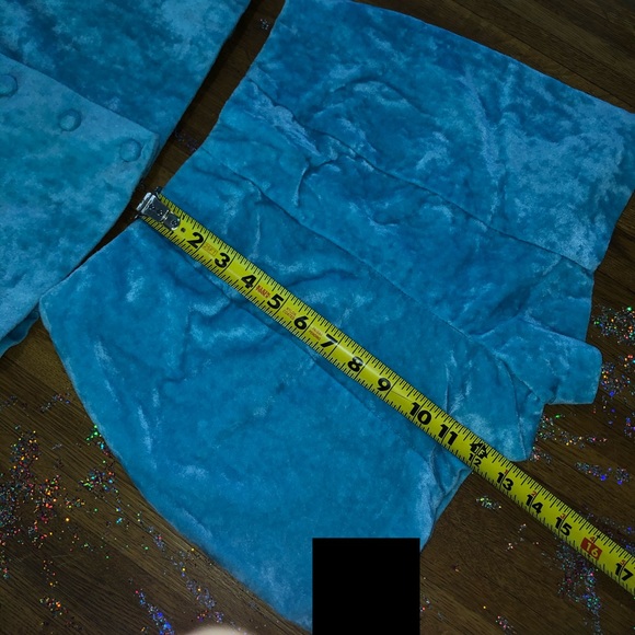 1970s Bright  Velvet Set - Picture 8 of 11